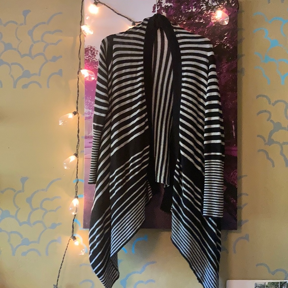 Cardigan wrap sweater